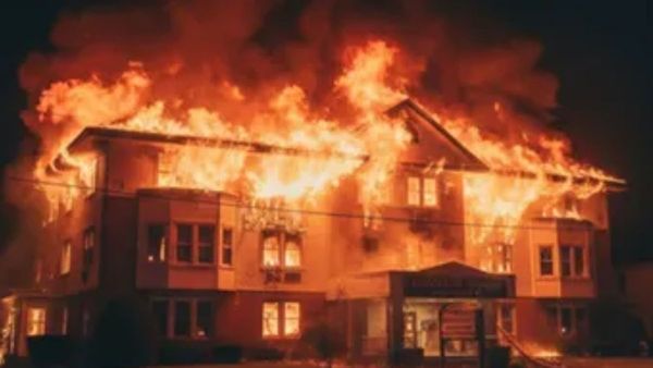 భారీ అగ్ని ప్రమాదం.. 16 మంది సజీవ దహనం !!