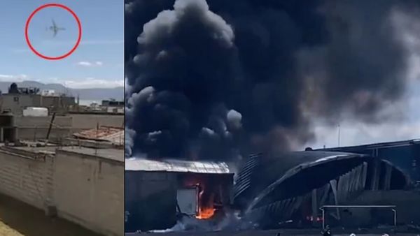 ఎమర్జన్సీ ల్యాండింగ్ చేస్తుండగా కుప్పకూలిన విమానం..