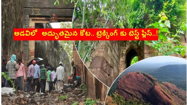 దట్టమైన అడవిలో అద్భుతమైన కోట.. ట్రెక్కింగ్ కు బెస్ట్ ప్లేస్..!