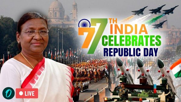 77th Republic Day:గర్వంతో ఉప్పొంగుతున్న భారతం..కర్తవ్య పథ్‌లో అద్భుత దృశ్యం..!!