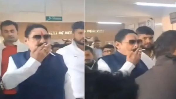 Viral video: ఆస్పత్రిలో సిగరెట్ తాగిన ఎమ్మెల్యే..