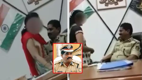 పోలీస్ బాస్ 'రాసలీలలు': ఆఫీసులోనే మహిళతో డీజీపీ అశ్లీల చేష్టలు! (వీడియో)