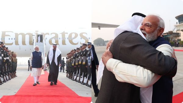 ఆ ముస్లిం దేశాధినేత కోసం మోడీ ప్రోటోకాల్ బ్రేక్..! ఎయిర్ పోర్టుకెళ్లి, కౌగిలింతలతో..!