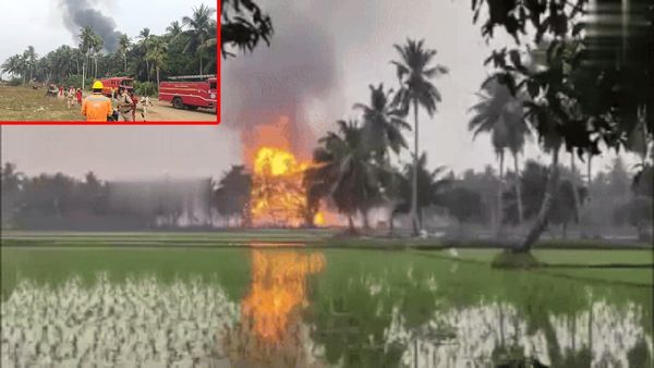 ONGC లీక్ : 18 గంటలుగా ఆగని అగ్ని కీలలు.. నేడు ఢిల్లీ నుంచి స్పెషల్ టీం !!