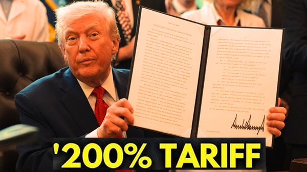 బాంబు పేల్చిన ట్రంప్- 200 శాతం టారిఫ్: నోరెత్తితే ఒట్టు