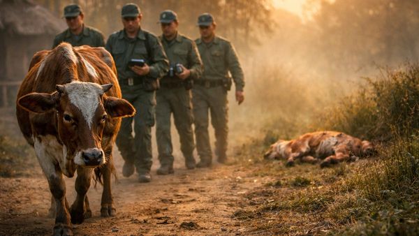 ఆసిఫాబాద్ లో ఆవు అమ్మతనం.. కన్నీరు పెట్టించే కథ!