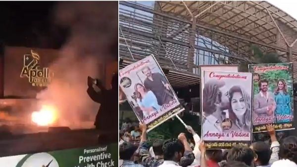 అదుపు తప్పిన మెగాస్టార్ ఫ్యాన్స్ హంగామా.. !!