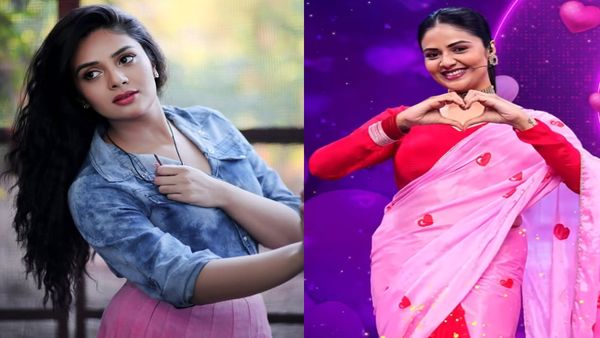 Sreemukhi Hugs Vishnukanth in Aadivaram With Star Maa Parivaaram Valentine's Day Special