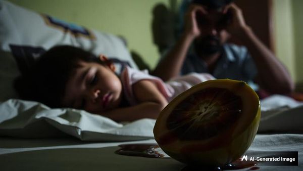 సపోటా పండులో విషం పెట్టి రెండేళ్ళ కూతుర్ని చంపేసిన తండ్రి.. ఆపై