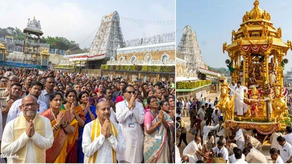 తిరుమలలో విశేషం: గోవిందుడి నామస్మరణ మధ్య.. !!