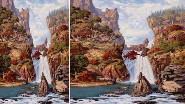 ఈ జలపాతం ఫోటోలో అందమైన అమ్మాయిని చూశారా ??