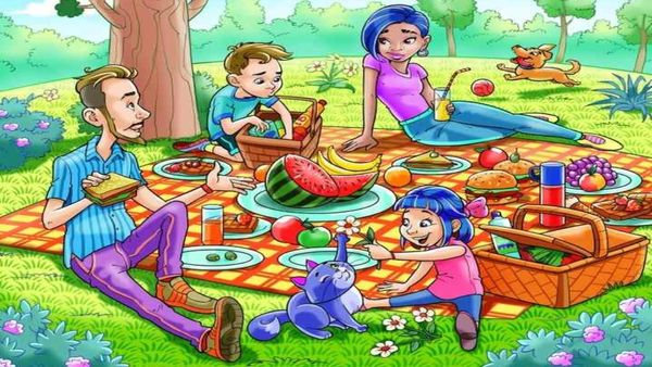 పిక్నిక్ ఎంజాయ్ చేస్తున్న ఈ ఫ్యామిలీ ఫోటోలో మిస్ అయిన 