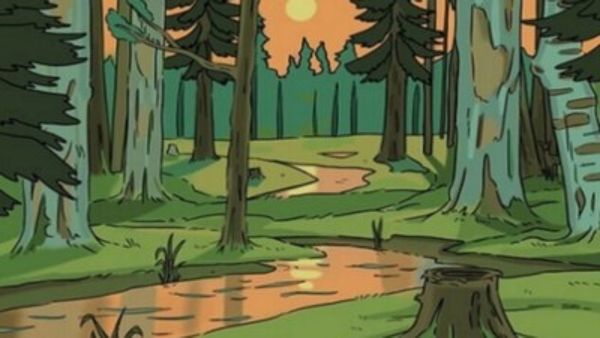 ఈ చెట్లు మధ్యలో దాగి ఉన్న జంతువును కనిపెట్టగలరా..?