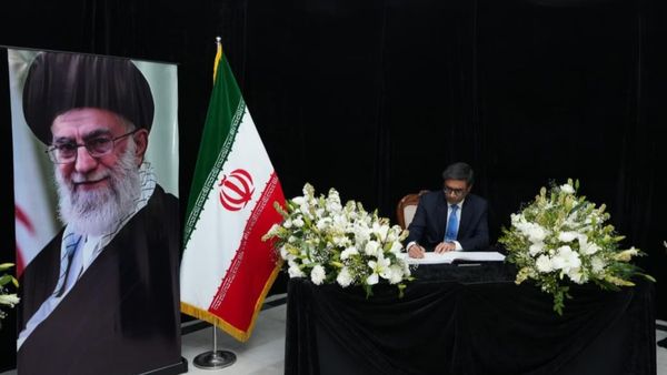 India condoles Khamenei's death: ఎట్టకేలకు ఖమేనీకి భారత్ నివాళి..! ఎంబసీలో ఇలా..!