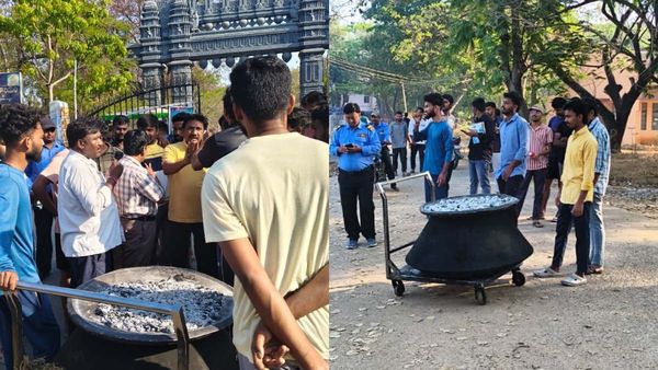 ఆ యూనివర్సిటీలో మొన్న చికెన్ కర్రీ కోసం కొట్లాట.. నేడు చపాతీ కోసం ధర్నా!