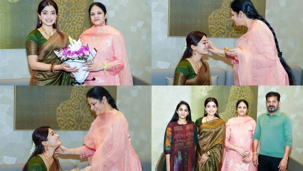 సీఎం రేవంత్‌ దంపతులను కలిసిన నటి రష్మిక..