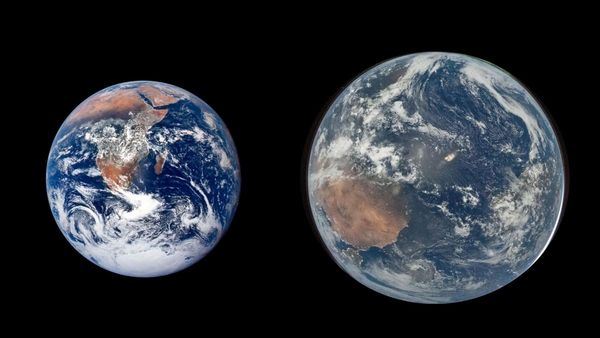 ఐదు దశాబ్దాల అంతరిక్ష స్వప్నం! ఒకే భూమి.. రెండు భిన్న దృశ్యాలు!