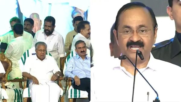 సీఎం ప్రమాణస్వీకార వేదికపై మాజీ సీఎం- కేరళలో అరుదైన సీన్..!