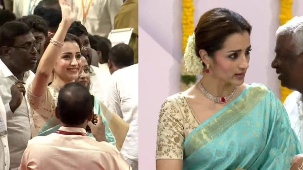 విజయ్ ప్రమాణ స్వీకారానికి త్రిష.. వీడియో వైరల్ !!