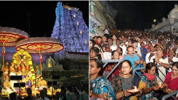 శ్రీవారి చెంత అపూర్వ ఆధ్యాత్మిక ఘట్టం- దివ్య మంగళ నీరాజనం