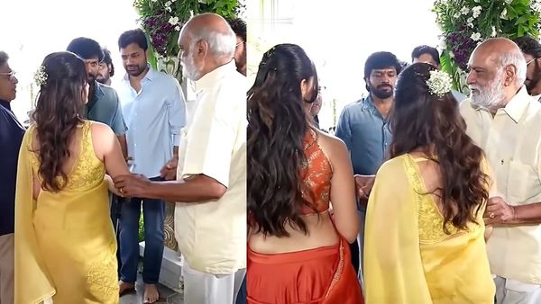 హీరోయిన్ల చేతులు పట్టుకుని లాగిన సీనియర్ డైరెక్టర్.. నెటిజన్లు ఫైర్! (వీడియో)