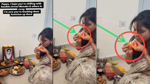 Viral Video: ఇదేం పిచ్చి.. చనిపోయిన తండ్రికి కూతురి వింత నైవేద్యం! (వీడియో) 