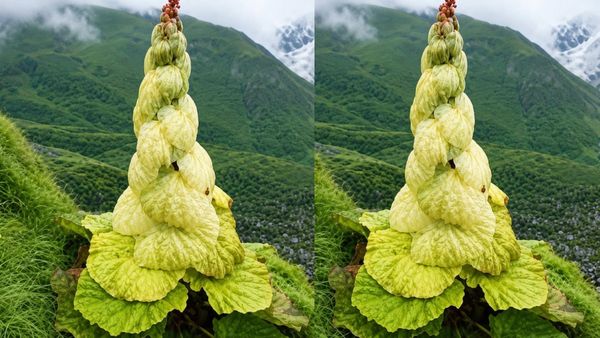 Diamond Flower: మనిషి కంటే ఎత్తైన పువ్వు: జీవితకాలంలో ఒక్కసారే వికసిస్తుందట! (వీడియో)