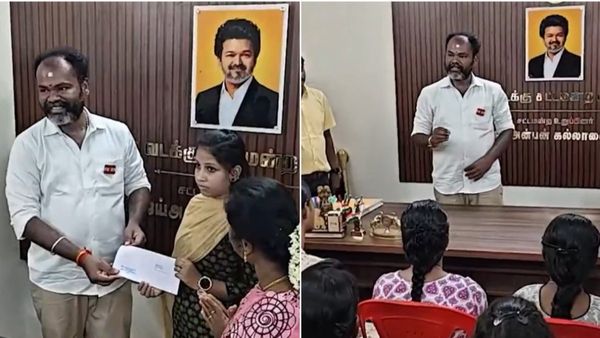 టీవీకే ఎమ్మెల్యే పెద్ద మనసు- రెండు నెలల జీతం మొత్తం పేద, అనాథ విద్యార్థులకు విరాళం