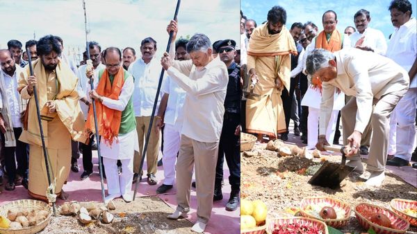 పలుగు పట్టి.. పారెత్తి.. కరువు పనిలో దిగిన చంద్రబాబు, పవన్ కళ్యాణ్!