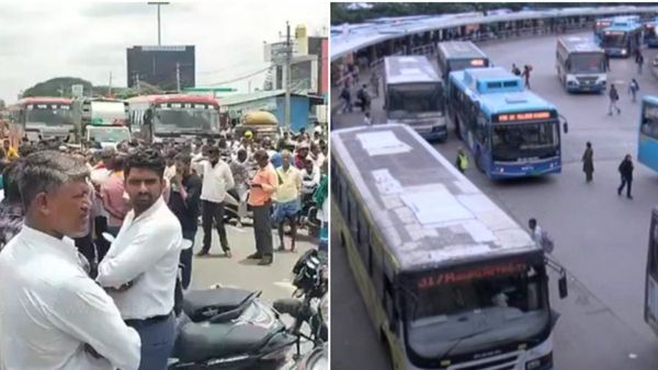 కర్ణాటక బంద్ ఎఫెక్ట్: బెంగళూరులో నామమాత్రం- ఆ 5 జిల్లాల్లో ఉధృతం