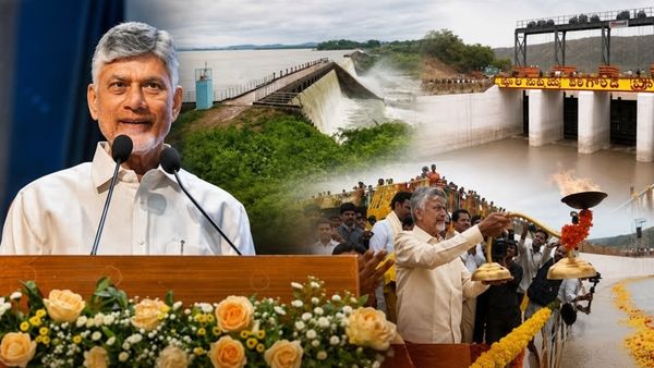 వెలిగొండ ప్రాజెక్ట్ ను ప్రారంభించిన సీఎం చంద్రబాబు భావోద్వేగంతో ఏం చేశారంటే!