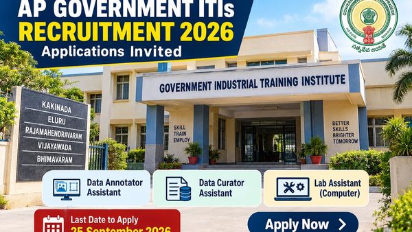 AP ITI Recruitment 2026: ఏపీ ఐటీఐల్లో ఉద్యోగాలు- బీటెక్, ఎంసీఏ, బీసీఏ అర్హతలు..!