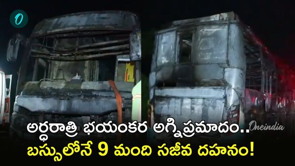స్లీపర్ బస్సులో ఘోర అగ్ని ప్రమాదం.. 9 మంది సజీవదహనం