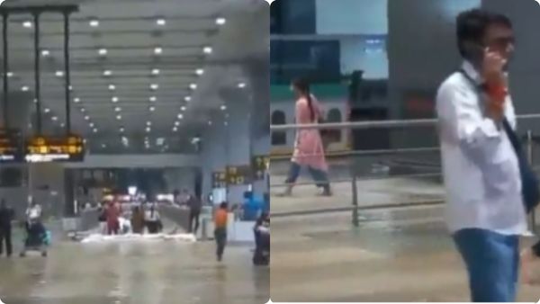 Viral Video: గంటసేపు వర్షానికే చెరువైన ఢిల్లీ ఎయిర్ పోర్టు..!