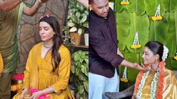 సమంత సీమంతం ఫంక్షన్ చూశారా..? సంప్రదాయ పద్దతిలో.. ఫొటోలు వైరల్..