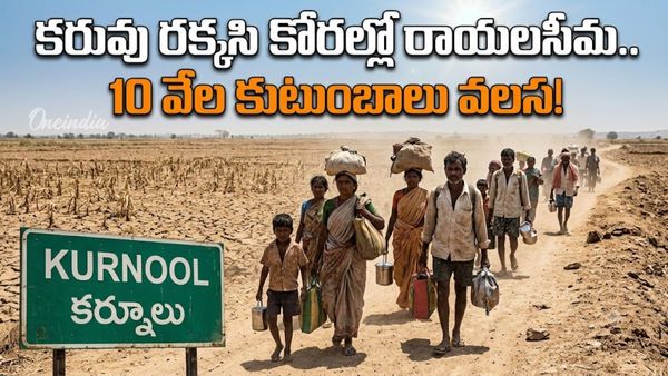 El Nino: కర్నూలులో తీవ్ర కరువు.. ఊళ్లకు ఊళ్లే ఖాళీ!