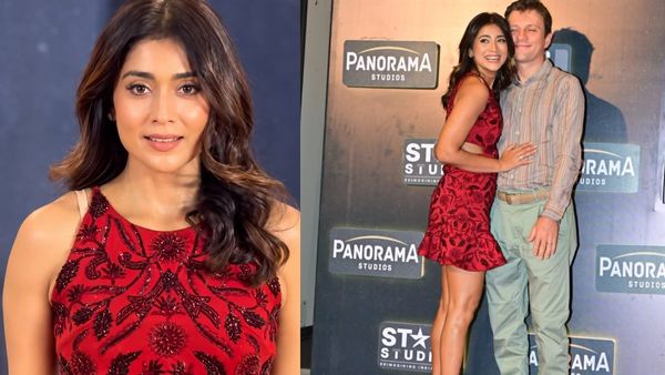 రెడ్ డ్రెస్‌లో శ్రియ.. భర్తతో ఆ సీన్ చూసి ఫ్యాన్స్ షాక్!