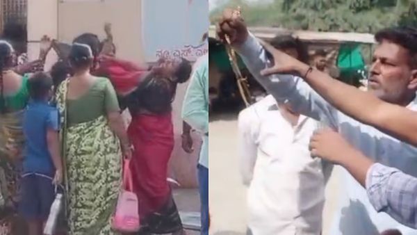 viral video: సినిమా టికెట్ల కోసం పొట్టుపొట్టు కొట్టుకున్న మహిళలు..