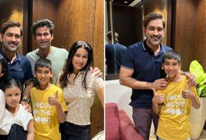 મહેન્દ્ર સિહ ધોની અને મોહમ્મદ કૈફની મુલાકાત, સોશયલ મીડિયા પર ફોટો થયો વાયરલ