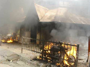 karanj police station fire.jpg karanj police station fire.jpg