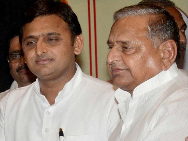 mulayam sinh yadav akhilesh yadav