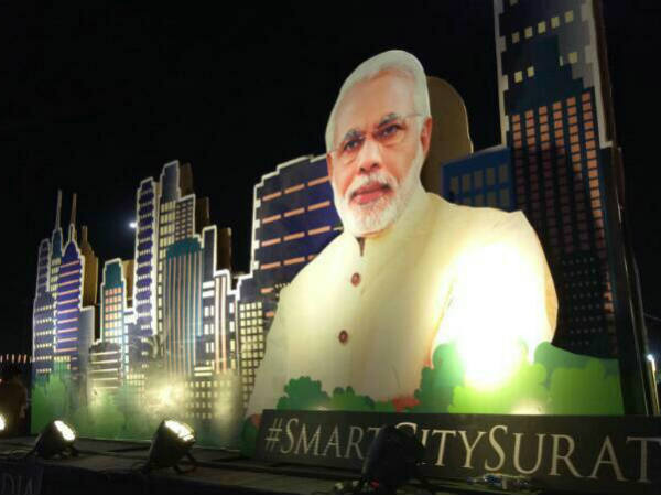 narendra modi road show