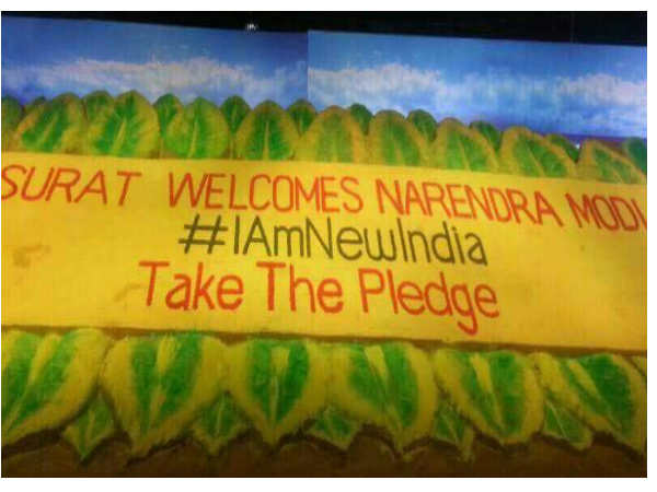 narendra modi road show