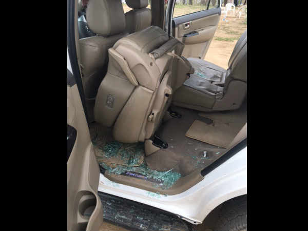 rahul car attack