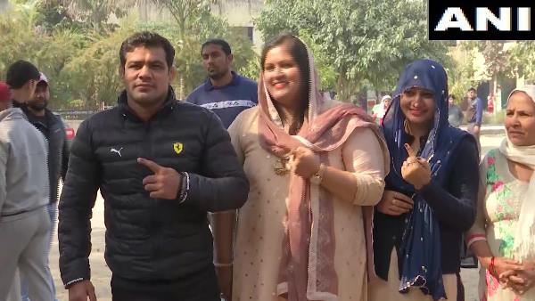 પહેલવાન સુશીલ કુમારે આપ્યો મત