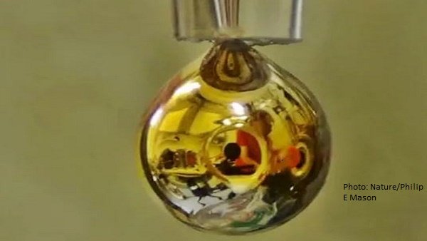 gold by exploding in water