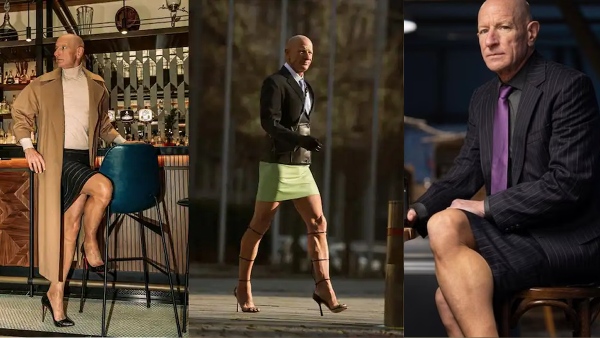 Man Wearing Womens Clothes