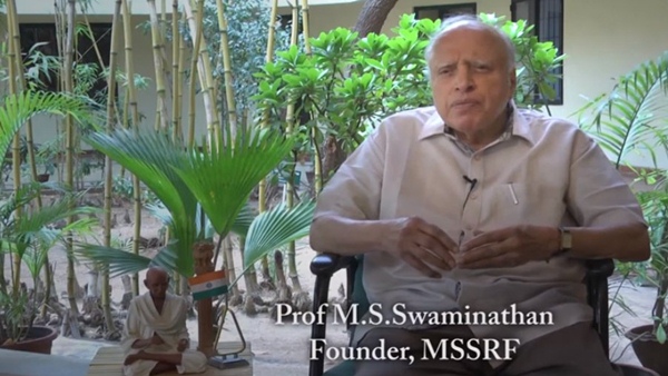 MS Swaminathan passed away