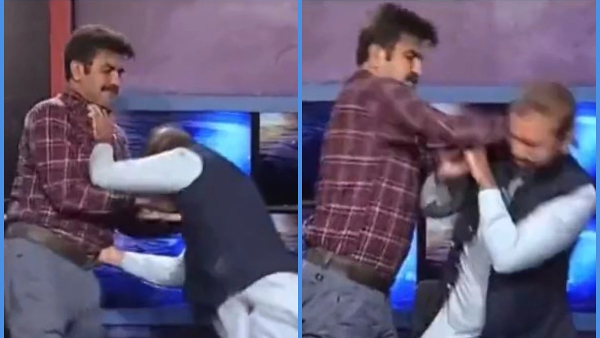 fights in live TV debate