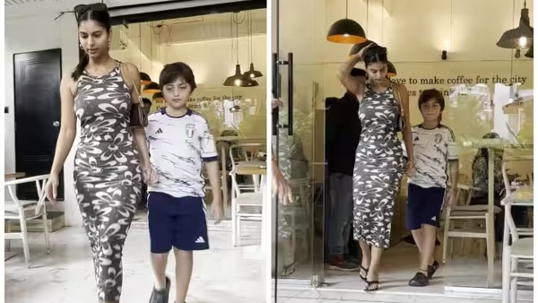 suhana khan with abram suhana khan with abram